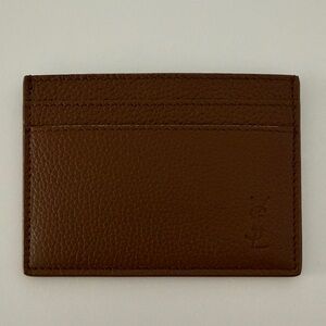 Brand New | YSL Brown Leather Cardholder
